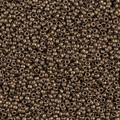 SIZE-11 #2006 MATTE METALLIC DK. BRONZE Miyuki Round Seed Beads