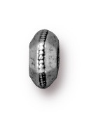 Side View TierraCast HEISHI-Daisy Spacer 5mm-Antiqued Silver Plated
