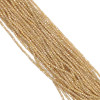 chinese Crystal Rondelle Beads 3x2mm DK. CREAM AB