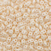 SuperDuo CHAMPAGNE OPAQUE LUSTER BEADS