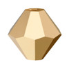CRYSTAL AURUM 4mm Preciosa Crystal Bicone Beads 1