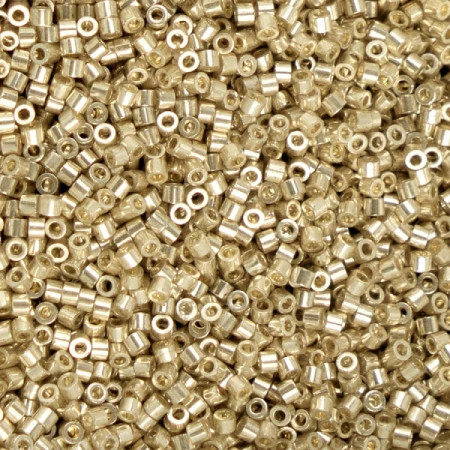 Cylin Seed Beads 11/0 METALUXE SILVER