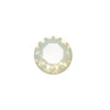 Krakovski Crystal Chaton 8mm WHITE OPAL
