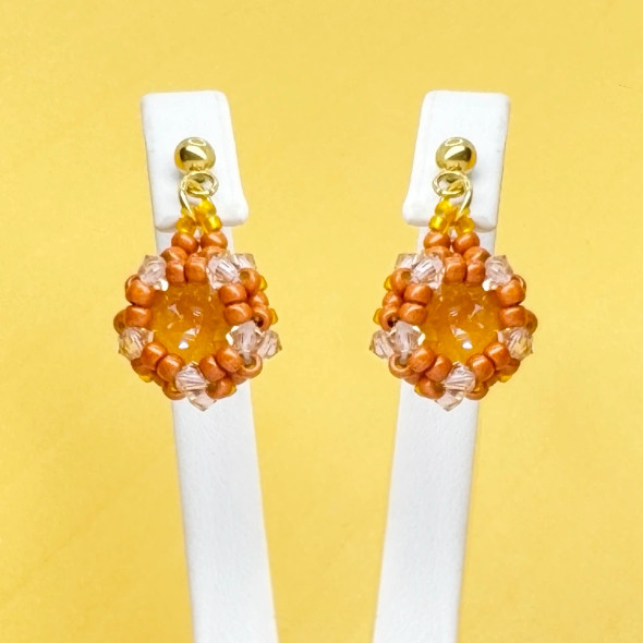 ELITE Eureka Crystal Chaton Stone CRYSTAL MANGO IGNITE