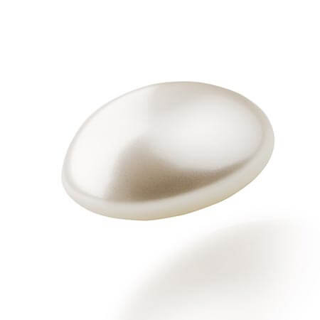 Preciosa Nacre Button Pearls 10mm WHITE