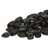 2-Hole WAVE Czech Glass Beads JET 3x7mm