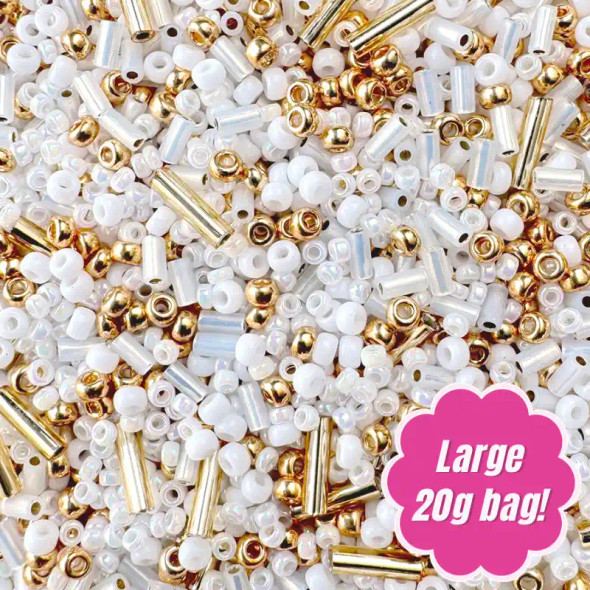 Miyuki Assorted Seed Beads WINTER BELLS MIX (20 grams bag)